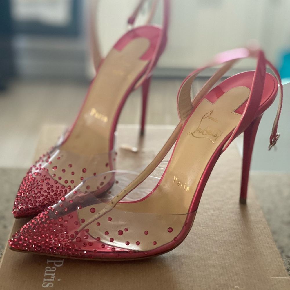 Christian Louboutin Pink Heels - Picture 4 of 5